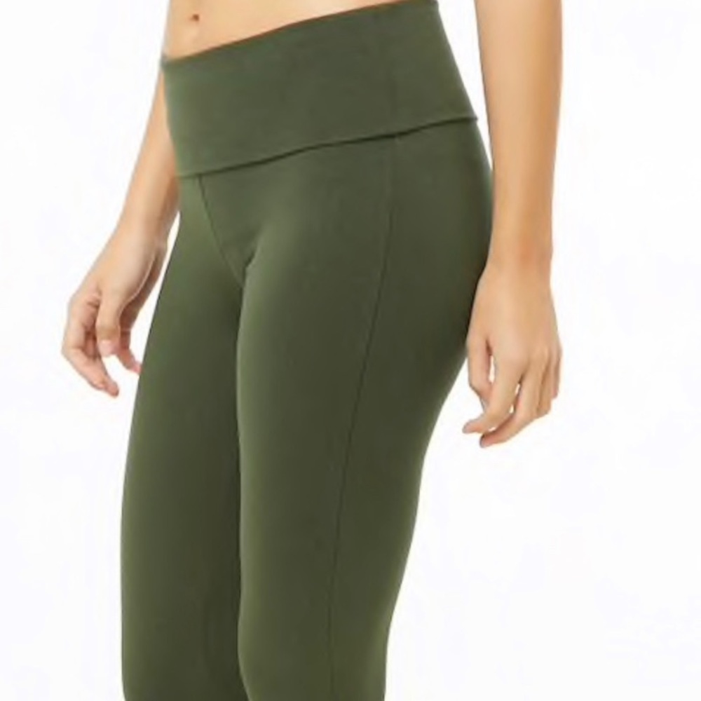 Forever 21 Olive Green Leggings